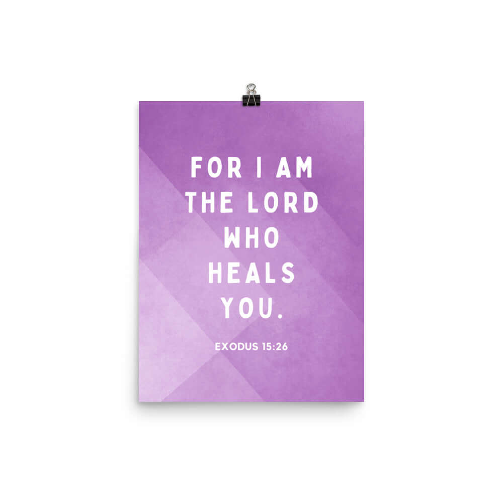 Exodus 15:26 Bible Verse, in his eyes Enhanced Matte Paper Poster Wall Art 12″×16″