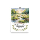 Psalm 23:1 Bible Verse, is my Enhanced Matte Paper Poster 12″×16″