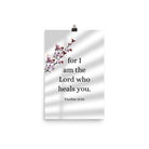 Exodus 15:26 Bible Verse, diligently listen Enhanced Matte Paper Poster Wall Art 12″×18″