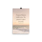 John 14:27 Bible Verse, not as the Enhanced Matte Paper Poster Wall Art 12″×18″