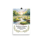 Psalm 23:1 Bible Verse, is my Enhanced Matte Paper Poster 12″×18″