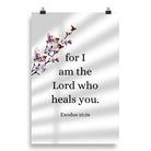 Exodus 15:26 Bible Verse, diligently listen Enhanced Matte Paper Poster Wall Art 20″×30″