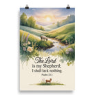 Psalm 23:1 Bible Verse, Lord Enhanced Matte Paper Poster 20″×30″