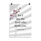 Exodus 15:26 Bible Verse, diligently listen Enhanced Matte Paper Poster Wall Art 24″×36″