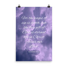 Romans 6:23 Bible Verse, free gift Enhanced Matte Paper Poster Wall Art 24″×36″