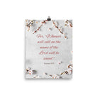 Romans 10:13 Bible Verse, the Lord Enhanced Matte Paper Poster Wall Art 8″×10″