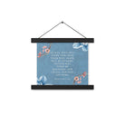 Revelation 21:4 Bible Verse, every tear Enhanced Matte Paper Poster With Hanger Wall Art