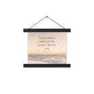 John 14:27 Bible Verse, not as the Enhanced Matte Paper Poster With Hanger Wall Art