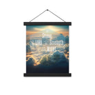 Ephesians 6:10 Bible Verse, be strong in the Lord Enhanced Matte Paper Poster With Hanger Wall Art