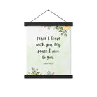 John 14:27 Bible Verse, My peace Enhanced Matte Paper Poster With Hanger Wall Art