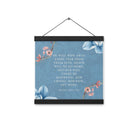 Revelation 21:4 Bible Verse, every tear Enhanced Matte Paper Poster With Hanger Wall Art