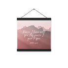 John 14:27 Bible Verse, I give you Enhanced Matte Paper Poster With Hanger Wall Art