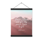 John 14:27 Bible Verse, I give you Enhanced Matte Paper Poster With Hanger Wall Art