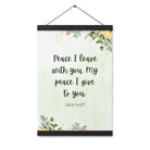 John 14:27 Bible Verse, My peace Enhanced Matte Paper Poster With Hanger Wall Art