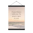 John 14:27 Bible Verse, not as the Enhanced Matte Paper Poster With Hanger Wall Art