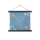 Revelation 21:4 Bible Verse, every tear Enhanced Matte Paper Poster With Hanger Wall Art