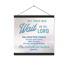 Isaiah 40:31 Bible Verse, Wings like Eagles Enhanced Matte Paper Poster With Hanger Wall Art