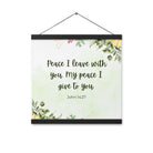 John 14:27 Bible Verse, My peace Enhanced Matte Paper Poster With Hanger Wall Art