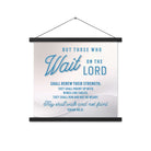 Isaiah 40:31 Bible Verse, Wings like Eagles Enhanced Matte Paper Poster With Hanger Wall Art