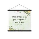 John 14:27 Bible Verse, My peace Enhanced Matte Paper Poster With Hanger Wall Art