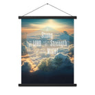 Ephesians 6:10 Bible Verse, be strong in the Lord Enhanced Matte Paper Poster With Hanger Wall Art