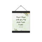 John 14:27 Bible Verse, My peace Enhanced Matte Paper Poster With Hanger Wall Art
