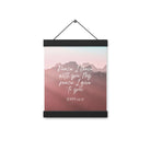 John 14:27 Bible Verse, I give you Enhanced Matte Paper Poster With Hanger Wall Art
