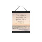 John 14:27 Bible Verse, not as the Enhanced Matte Paper Poster With Hanger Wall Art