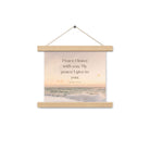 John 14:27 Bible Verse, not as the Enhanced Matte Paper Poster With Hanger Wall Art Oak 10″×10″