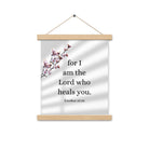 Exodus 15:26 Bible Verse, diligently listen Enhanced Matte Paper Poster With Hanger Wall Art