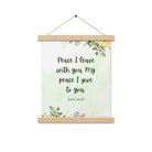 John 14:27 Bible Verse, My peace Enhanced Matte Paper Poster With Hanger Wall Art