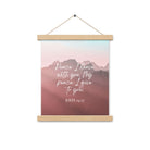 John 14:27 Bible Verse, I give you Enhanced Matte Paper Poster With Hanger Wall Art