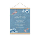 Revelation 21:4 Bible Verse, every tear Enhanced Matte Paper Poster With Hanger Wall Art