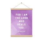 Exodus 15:26 Bible Verse, in his eyes Enhanced Matte Paper Poster With Hanger Wall Art