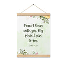 John 14:27 Bible Verse, My peace Enhanced Matte Paper Poster With Hanger Wall Art