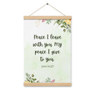 John 14:27 Bible Verse, My peace Enhanced Matte Paper Poster With Hanger Wall Art
