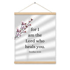 Exodus 15:26 Bible Verse, diligently listen Enhanced Matte Paper Poster With Hanger Wall Art