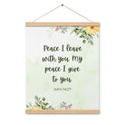 John 14:27 Bible Verse, My peace Enhanced Matte Paper Poster With Hanger Wall Art
