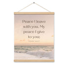 John 14:27 Bible Verse, not as the Enhanced Matte Paper Poster With Hanger Wall Art