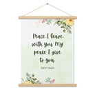 John 14:27 Bible Verse, My peace Enhanced Matte Paper Poster With Hanger Wall Art