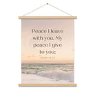 John 14:27 Bible Verse, not as the Enhanced Matte Paper Poster With Hanger Wall Art