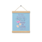 1 John 4:8 Bible Verse, doesn’t love Enhanced Matte Paper Poster With Hanger Wall Art