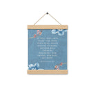 Revelation 21:4 Bible Verse, every tear Enhanced Matte Paper Poster With Hanger Wall Art