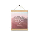John 14:27 Bible Verse, I give you Enhanced Matte Paper Poster With Hanger Wall Art