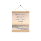 John 14:27 Bible Verse, not as the Enhanced Matte Paper Poster With Hanger Wall Art