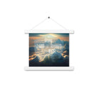 Ephesians 6:10 Bible Verse, be strong in the Lord Enhanced Matte Paper Poster With Hanger Wall Art White 10″×10″