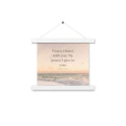 John 14:27 Bible Verse, not as the Enhanced Matte Paper Poster With Hanger Wall Art White 10″×10″