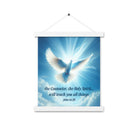 John 14:26 Bible Verse, Holy Spirit Dove Enhanced Matte Paper Poster With Hanger Wall Art