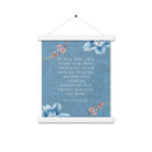Revelation 21:4 Bible Verse, every tear Enhanced Matte Paper Poster With Hanger Wall Art