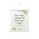 John 14:27 Bible Verse, My peace Enhanced Matte Paper Poster With Hanger Wall Art
